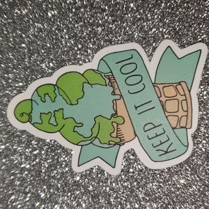 NATURE WATERPOOF Sticker environmental ice cream
